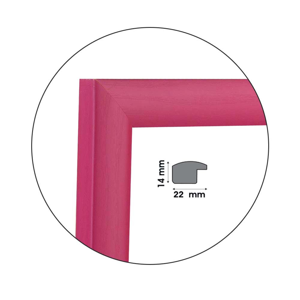 Ramă Rosa Dark | 2,2 cm